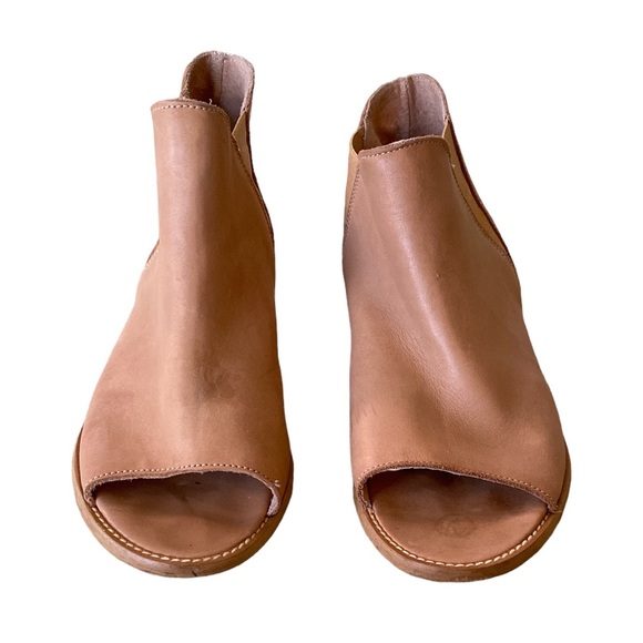 Musse & Cloud Ciara Tan Leather Open Toe Sandals - 7 / 7.5 - Picture 7 of 16